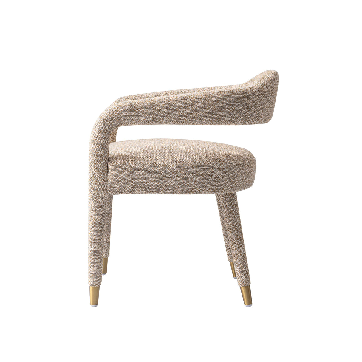 Aspen Dining Armchair in Gold Dust by Manhattan Comfort at Eve Furniture