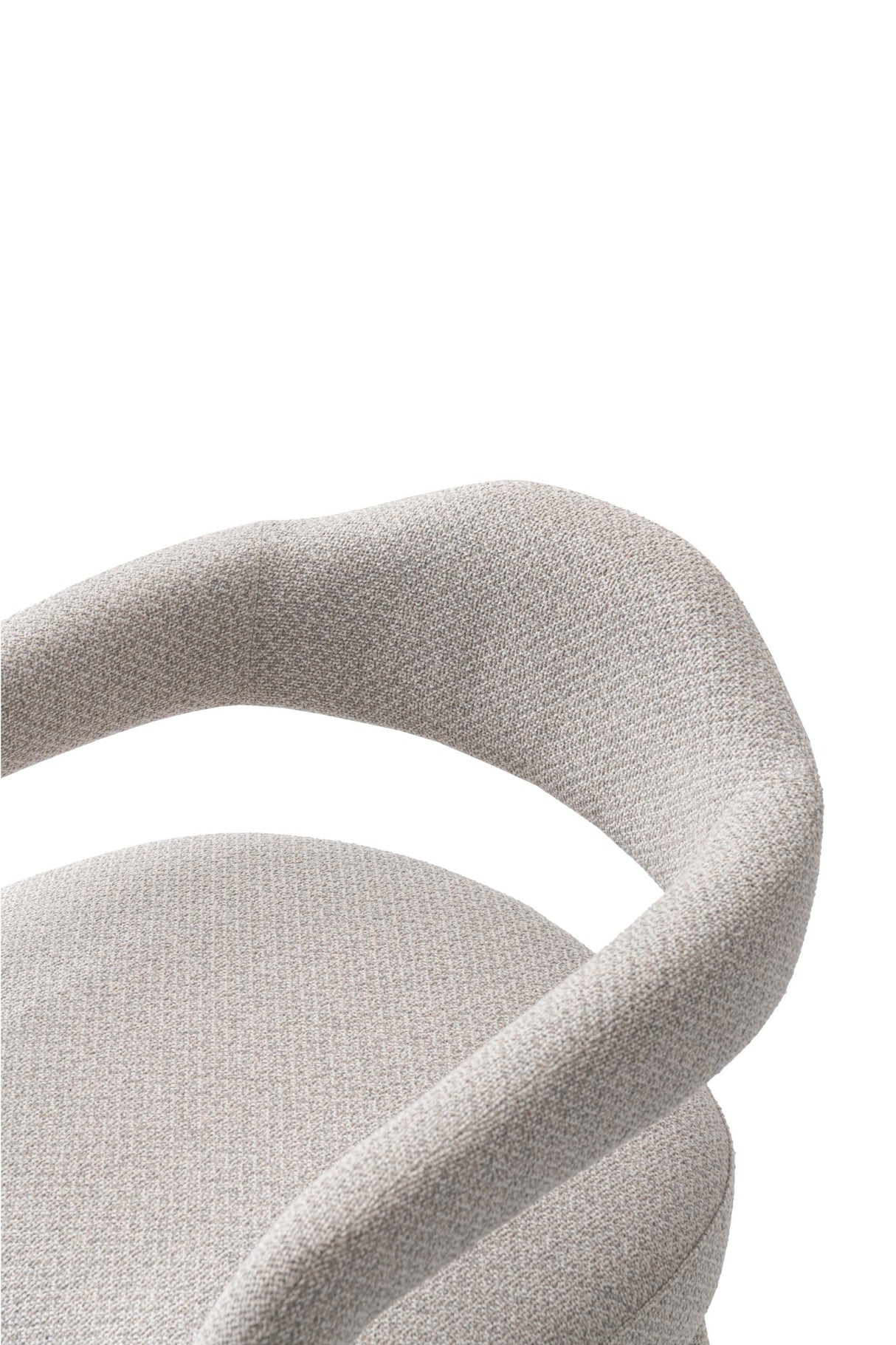 Aspen Dining Armchair in Silver Lining by Manhattan Comfort at Eve Furniture