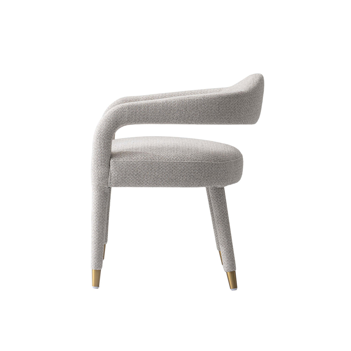 Aspen Dining Armchair in Silver Lining by Manhattan Comfort at Eve Furniture