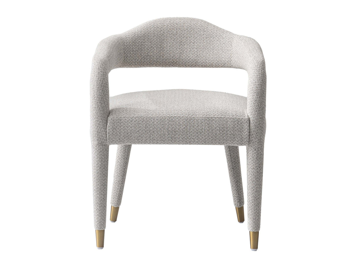 Aspen Dining Armchair in Silver Lining by Manhattan Comfort at Eve Furniture