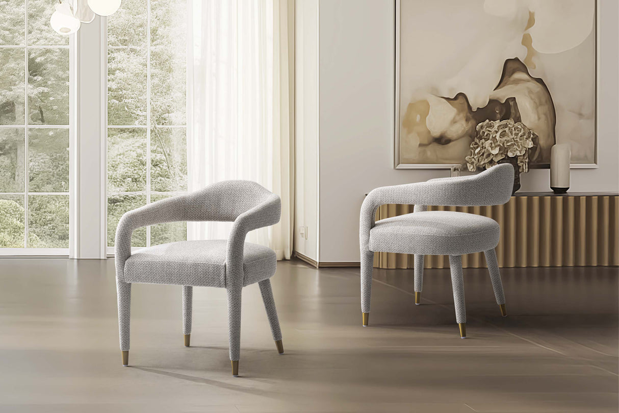 Aspen Dining Armchairs in Silver Lining (set of 2) by Manhattan Comfort at Eve Furniture