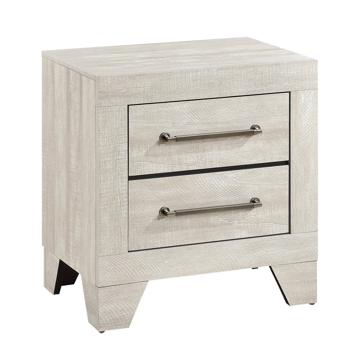 Aspen Gray Oak Youth Panel Bedroom Set by Homelegance at Eve Furniture