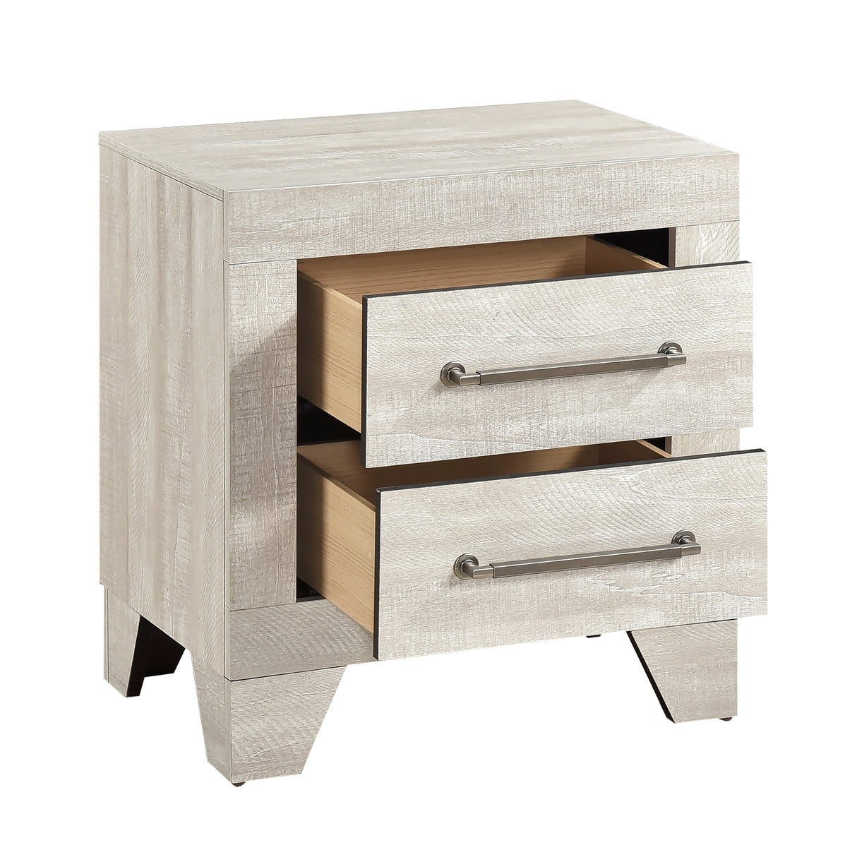 Aspen Gray Oak Youth Panel Bedroom Set by Homelegance at Eve Furniture