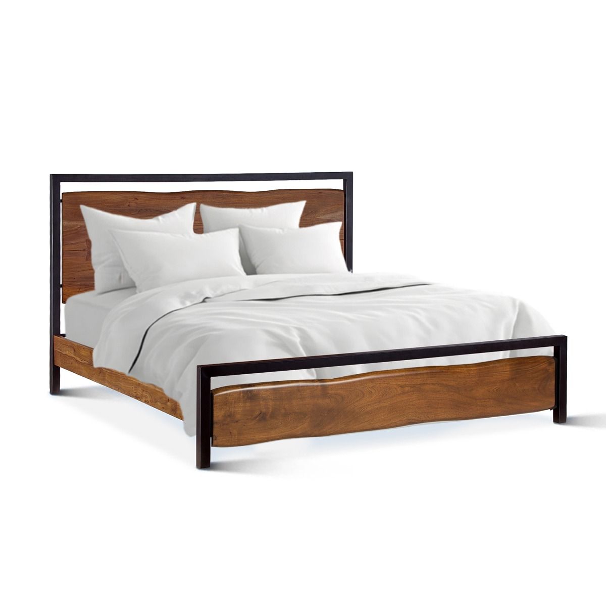 Aspen King Bed in Walnut by Home Trends & Design at Eve Furniture