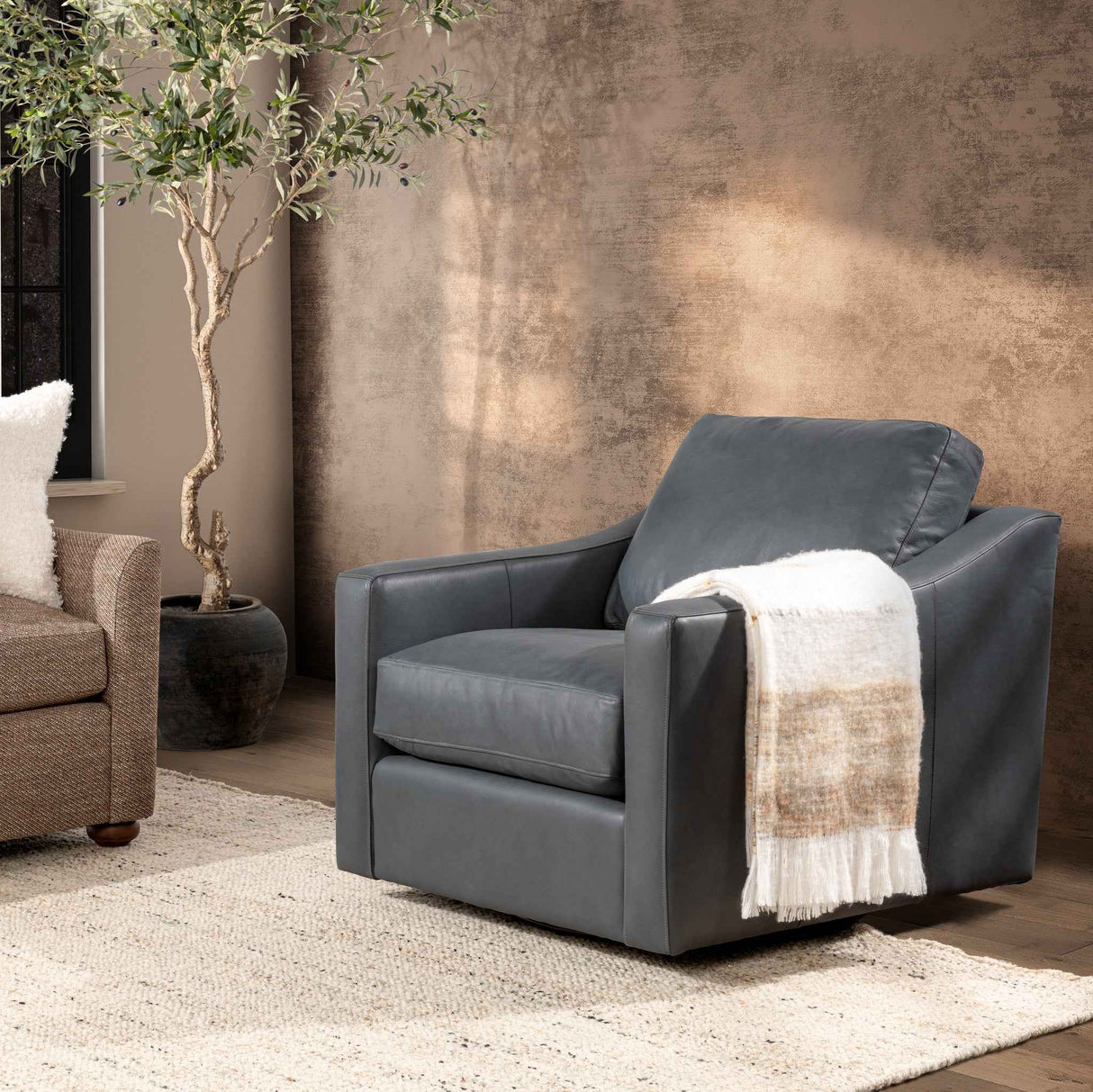 Aspen Swivel Chair by Classic Home at Eve Furniture