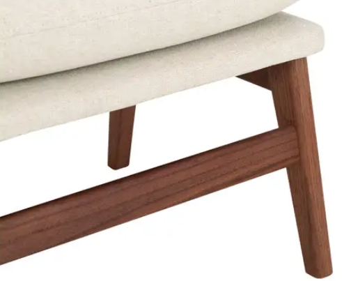 Asta Ottoman - Sand by Moe's Home at Eve Furniture