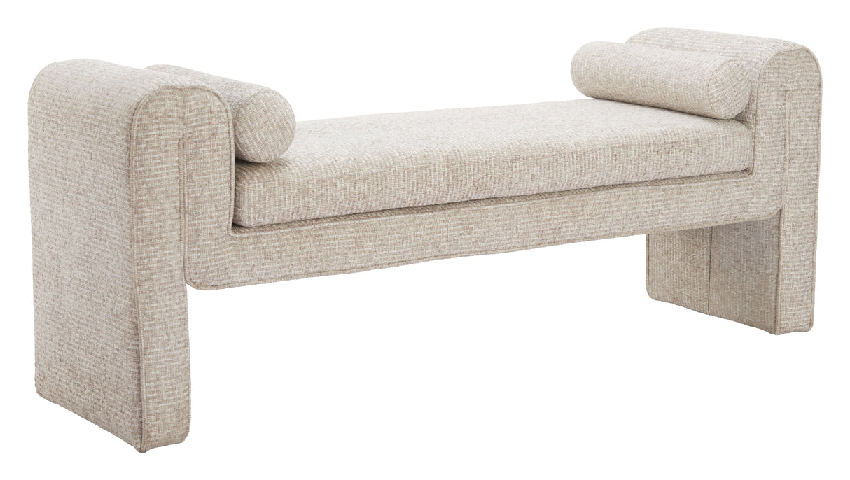 Astar Beige Bench by Zuomod at Eve Furniture