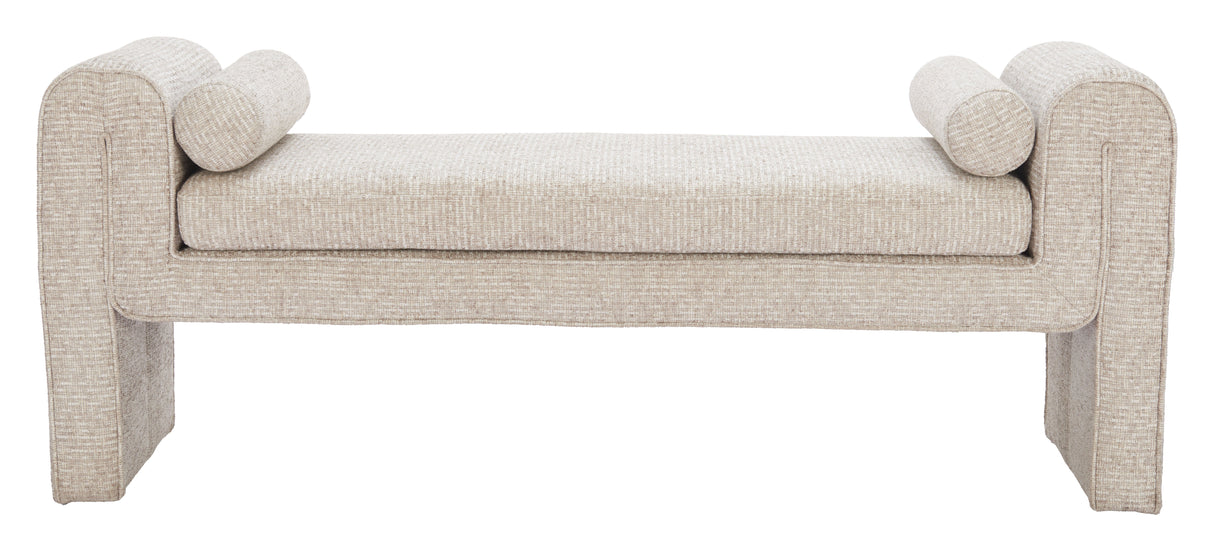 Astar Beige Bench by Zuomod at Eve Furniture