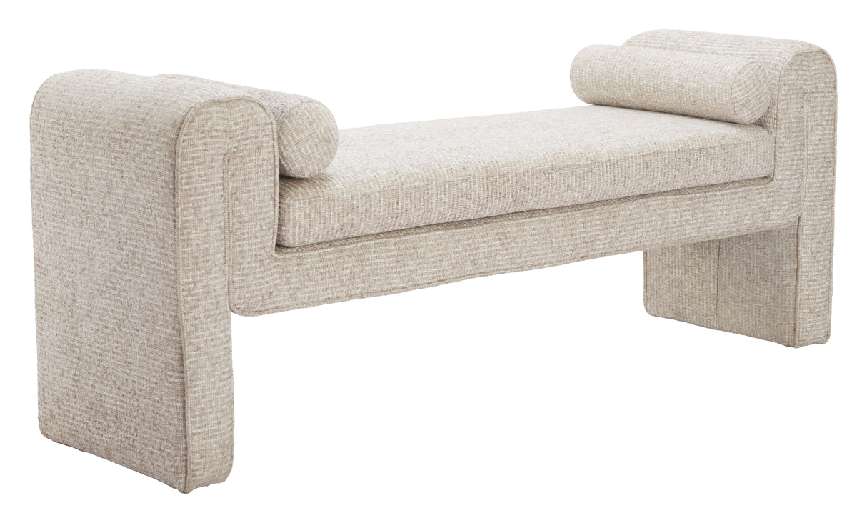 Astar Beige Bench by Zuomod at Eve Furniture