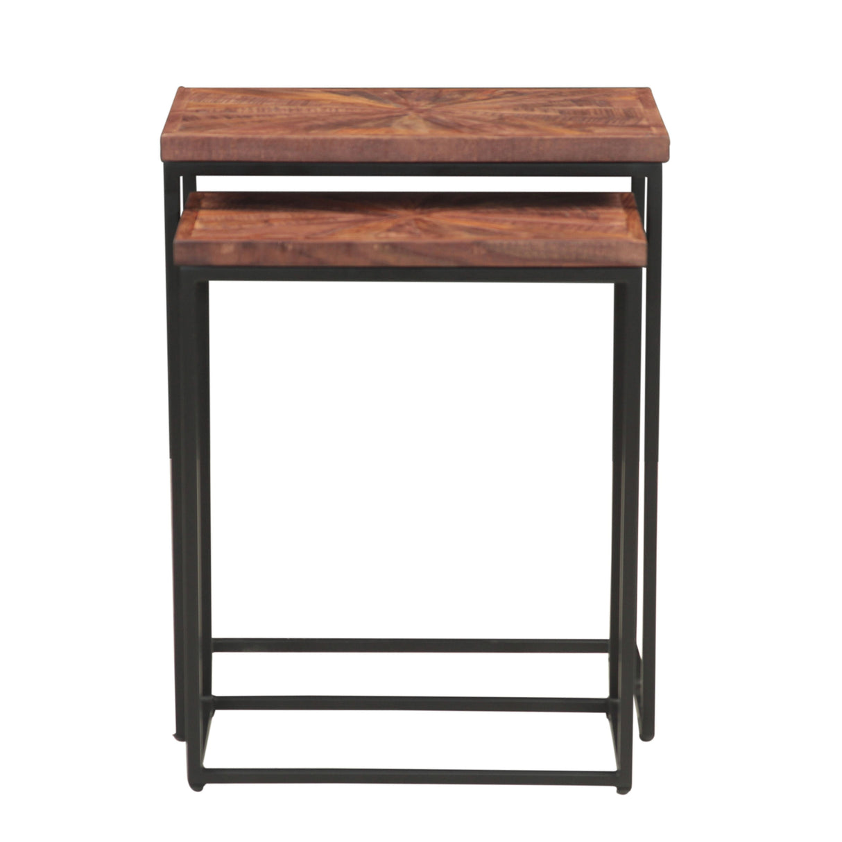 Aster 20" Nesting Side Tables in Sunburst Brownstone by Home Trends & Design at Eve Furniture