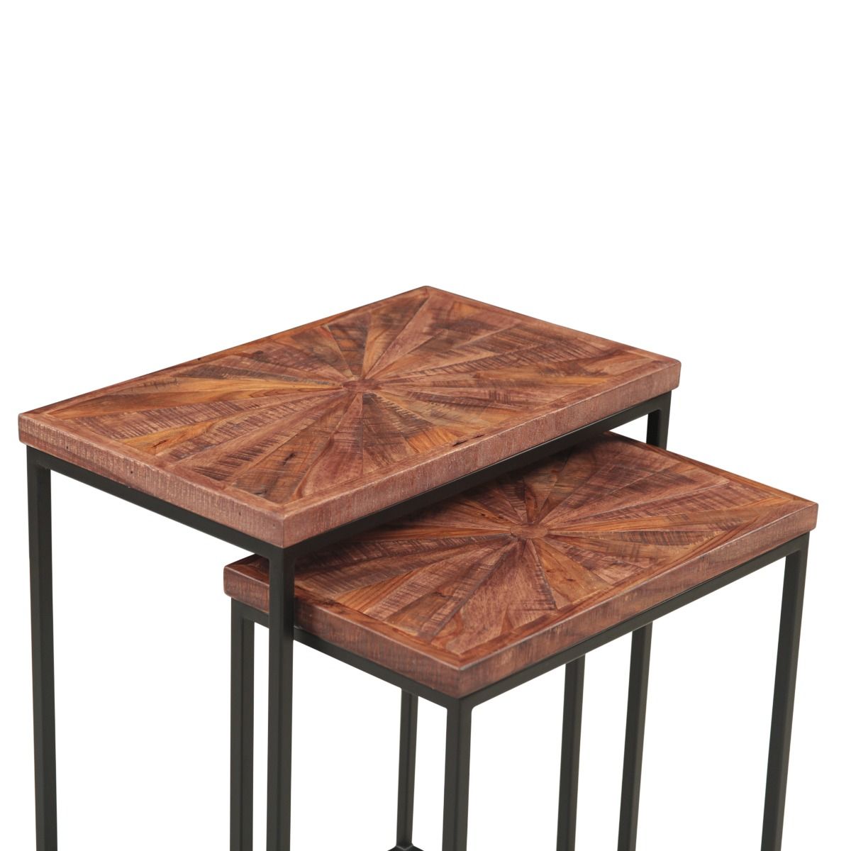 Aster 20" Nesting Side Tables in Sunburst Brownstone by Home Trends & Design at Eve Furniture