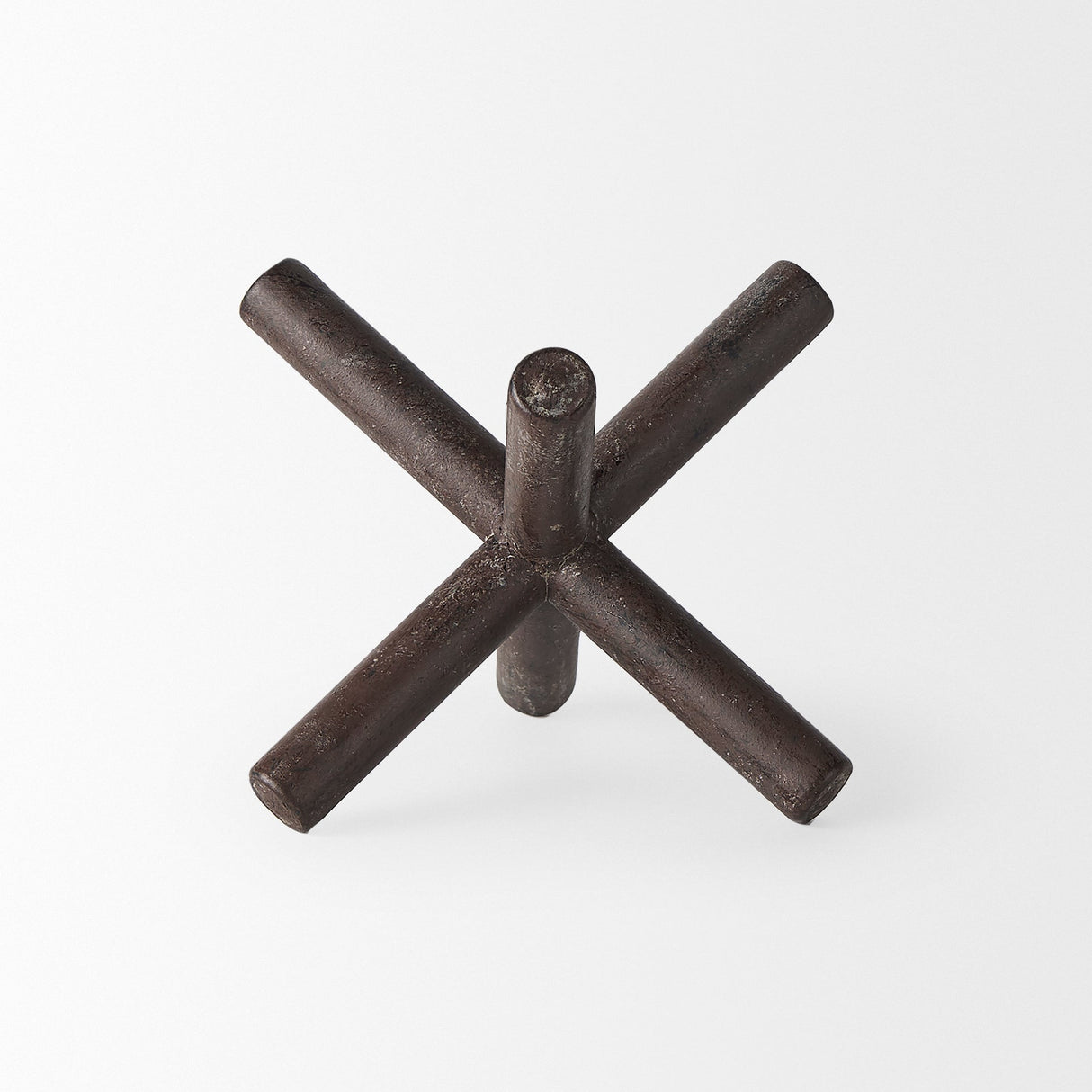 Astericks III (Small) 6L x 6W Brown Metal Decor Object by Mercana at Eve Furniture