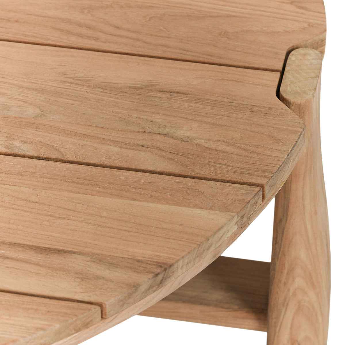 Aston Natural 48" Outdoor Round Coffee Table by Classic Home at Eve Furniture