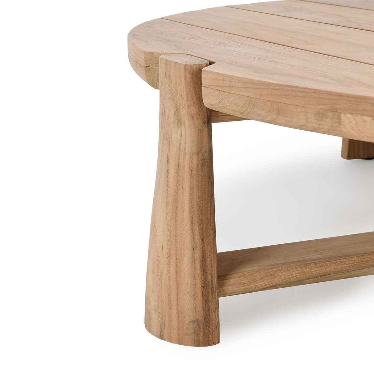 Aston Natural 65" Outdoor Round Coffee Table by Classic Home at Eve Furniture