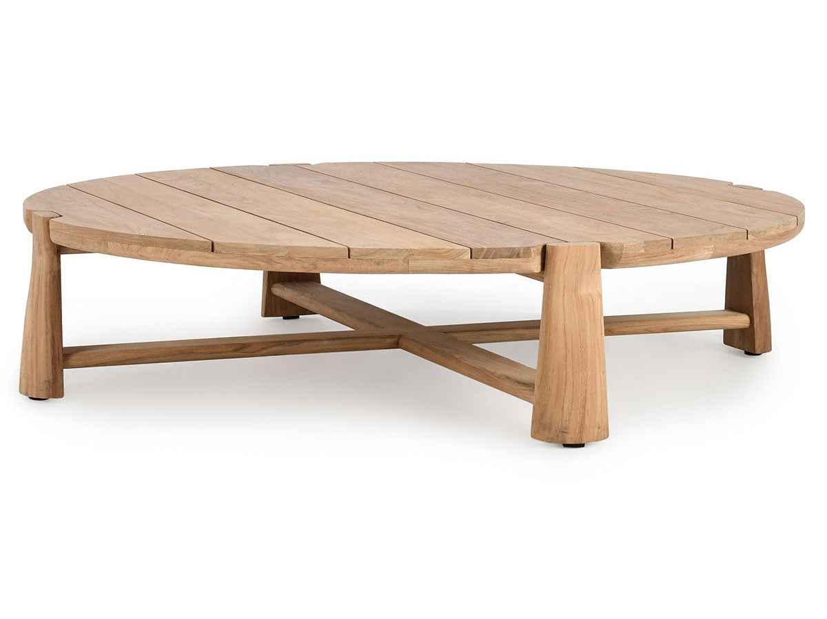 Aston Natural 65" Outdoor Round Coffee Table by Classic Home at Eve Furniture