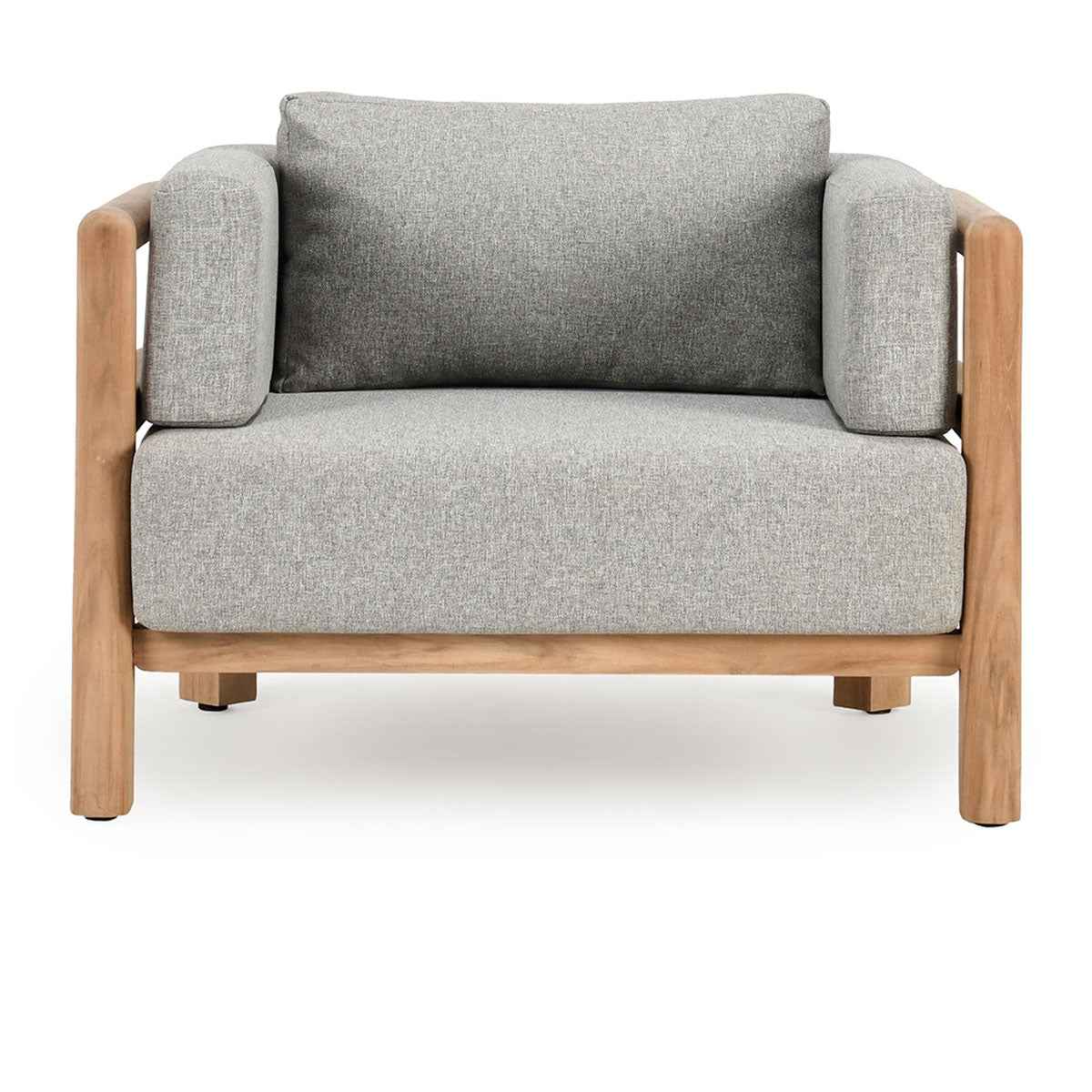 Aston Natural/Gray Outdoor Accent Chair by Classic Home at Eve Furniture