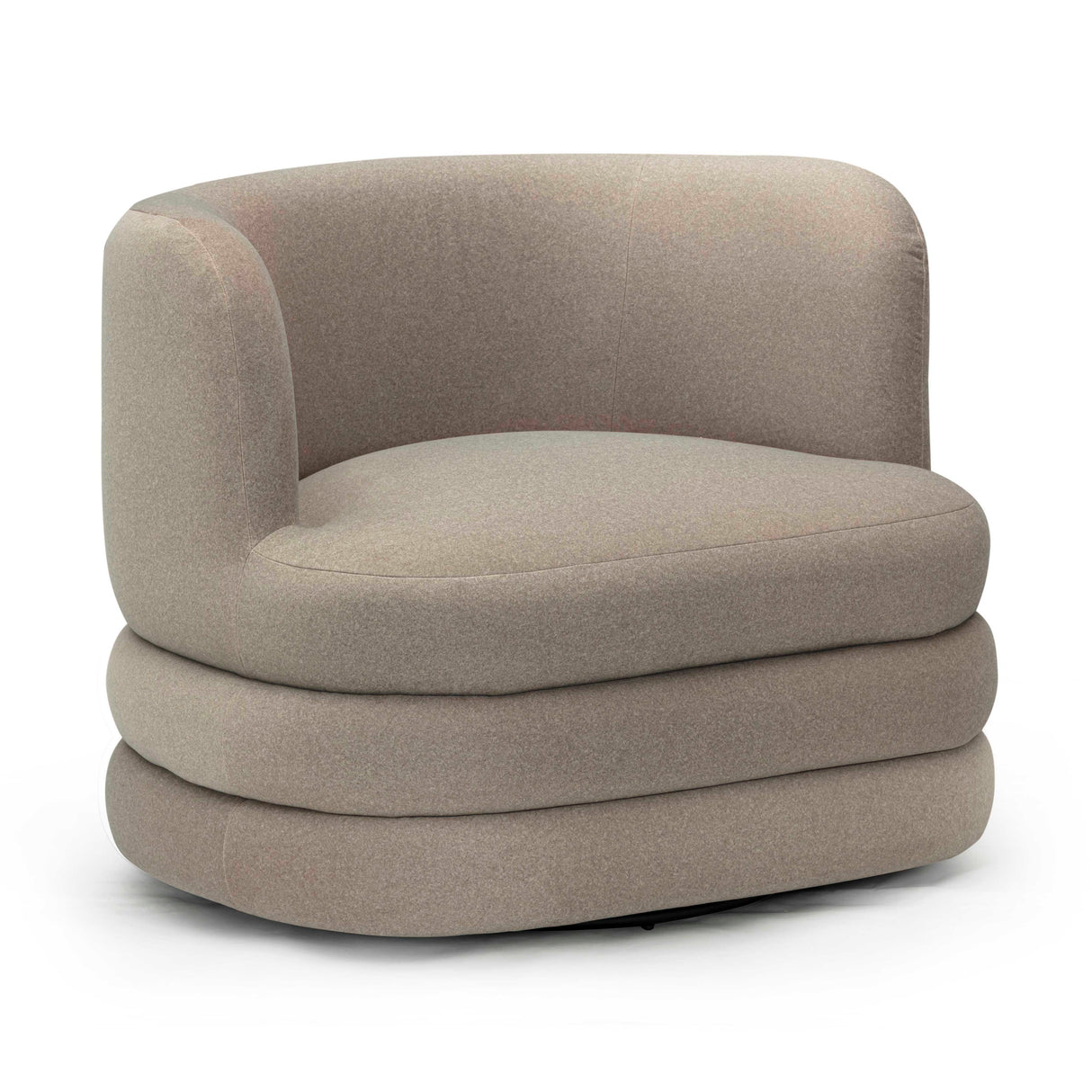 Astor Faux Mohair Swivel Hotel Lounge Chair by TOV Furniture at Eve Furniture