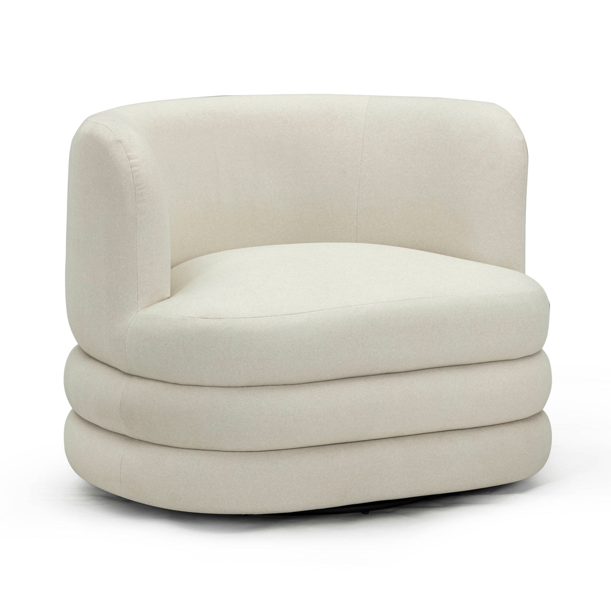 Astor Faux Mohair Swivel Hotel Lounge Chair by TOV Furniture at Eve Furniture