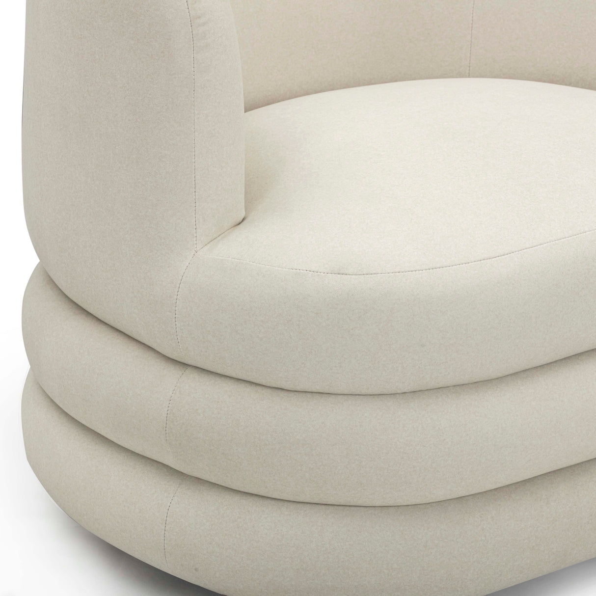 Astor Faux Mohair Swivel Hotel Lounge Chair by TOV Furniture at Eve Furniture