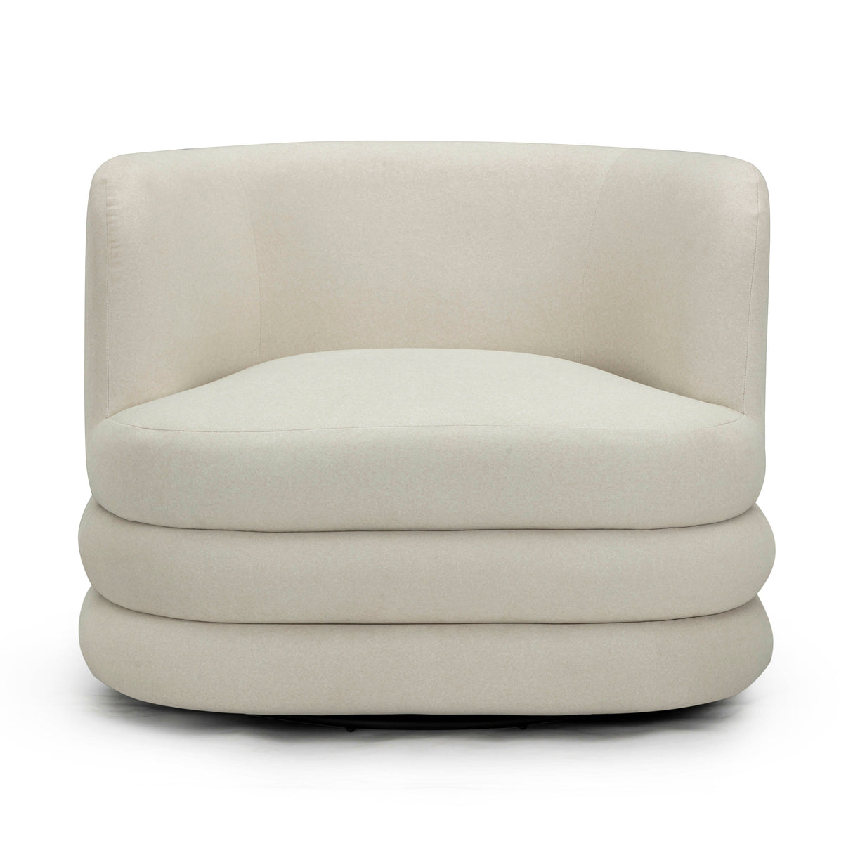 Astor Faux Mohair Swivel Hotel Lounge Chair by TOV Furniture at Eve Furniture