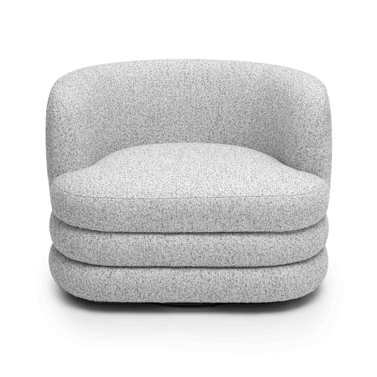 Astor Light Grey Swivel Hotel Lounge Chair by TOV Furniture at Eve Furniture