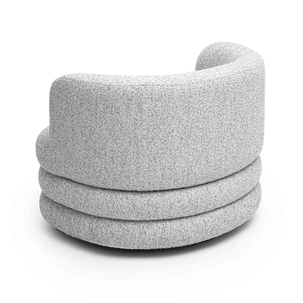 Astor Light Grey Swivel Hotel Lounge Chair by TOV Furniture at Eve Furniture