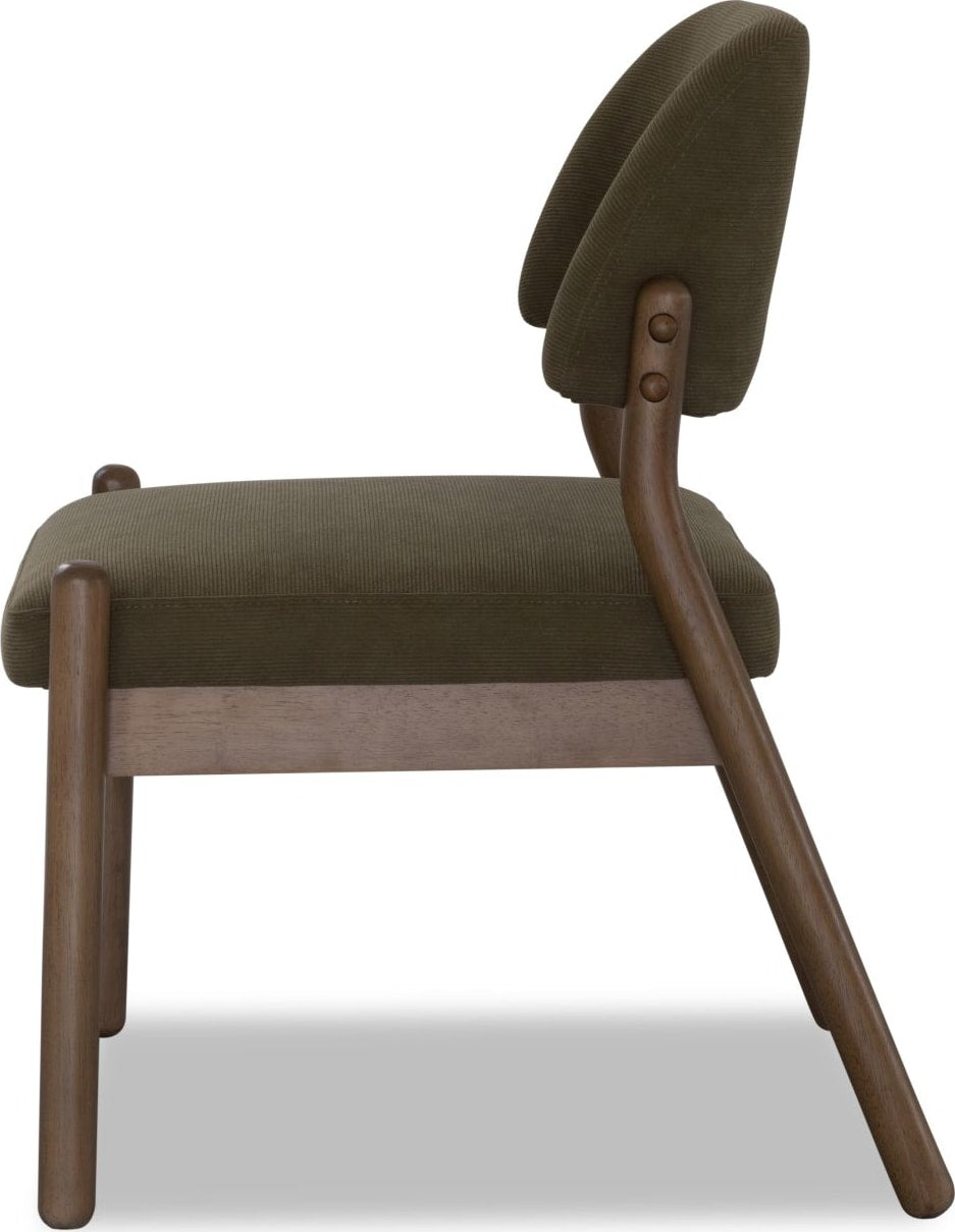 Astor Moss/Claystone Barrel Back Chair by Modus Furniture at Eve Furniture