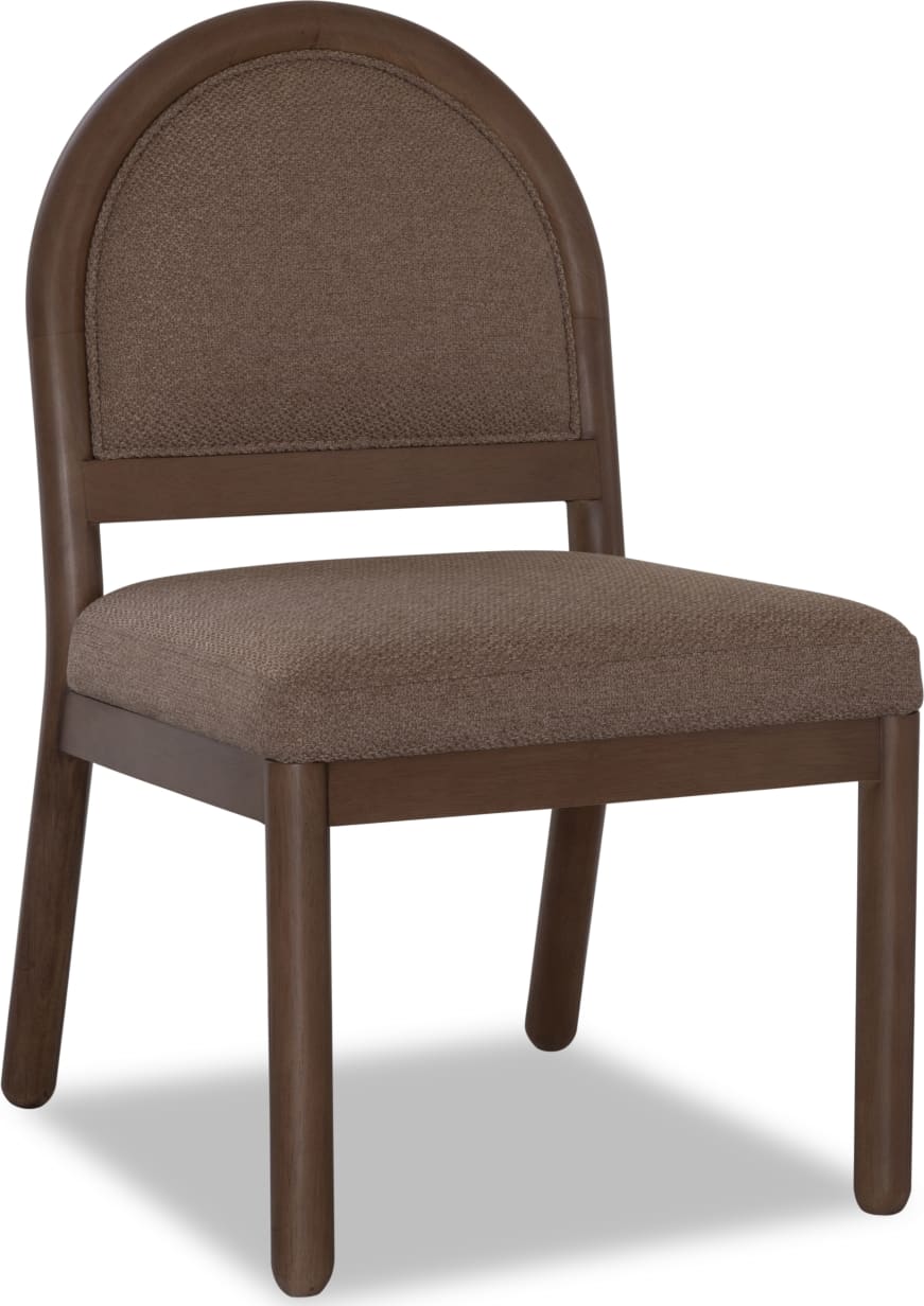 Astor Wheat Bread/Claystone Arc Back Chair (Set of 2) by Modus Furniture at Eve Furniture