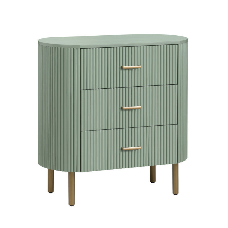 Astoria Green Three-Drawer Chest by Crestview at Eve Furniture