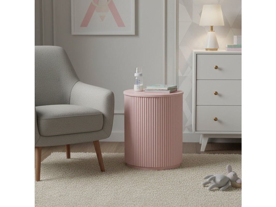 Astoria Pink Accent Table by Crestview at Eve Furniture