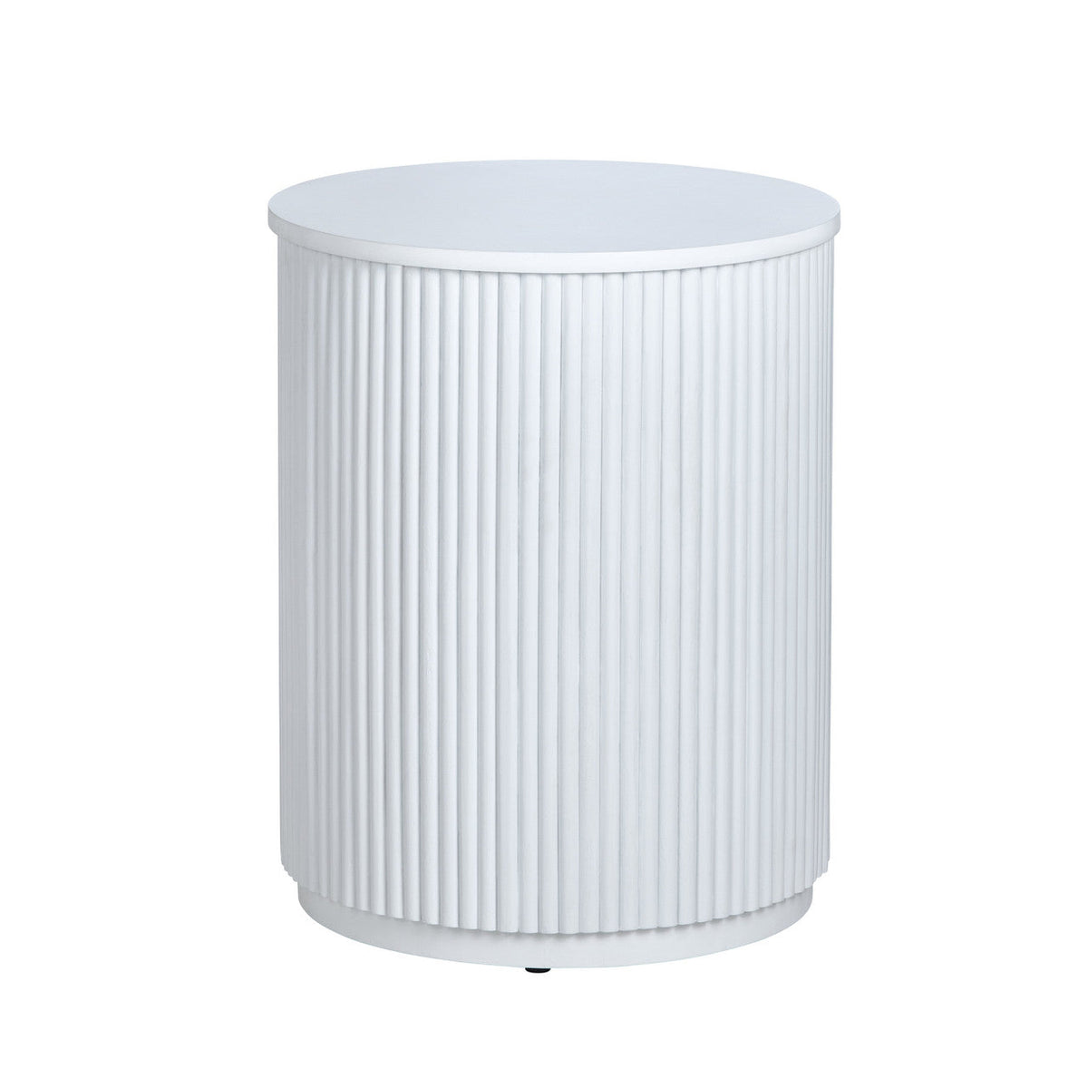 Astoria White Accent Table by Crestview at Eve Furniture
