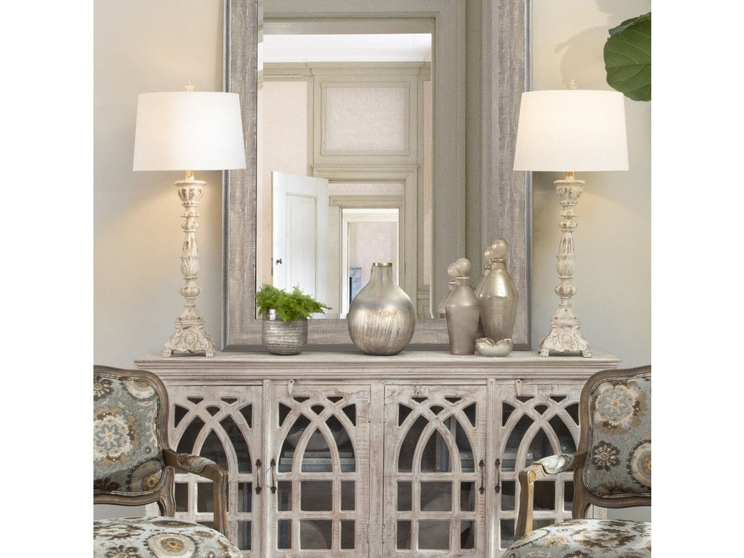 Astra Silver Large Vase (Set of 2) by Crestview at Eve Furniture