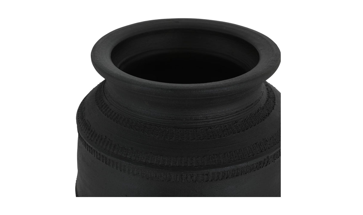 Astra Vessel Black Terracotta by Moe's Home at Eve Furniture