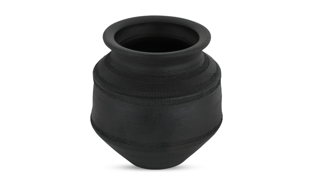 Astra Vessel Black Terracotta by Moe's Home at Eve Furniture