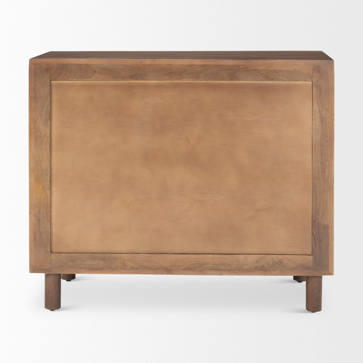 Astrid 36L x 17W x 30.3H Medium Brown Solid Wood 3 Drawer Cabinet by Mercana at Eve Furniture