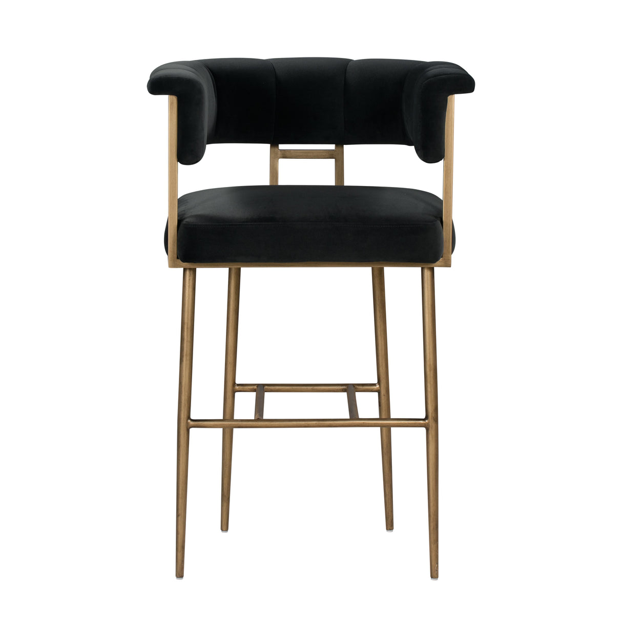Astrid Velvet Stool by TOV Furniture at Eve Furniture