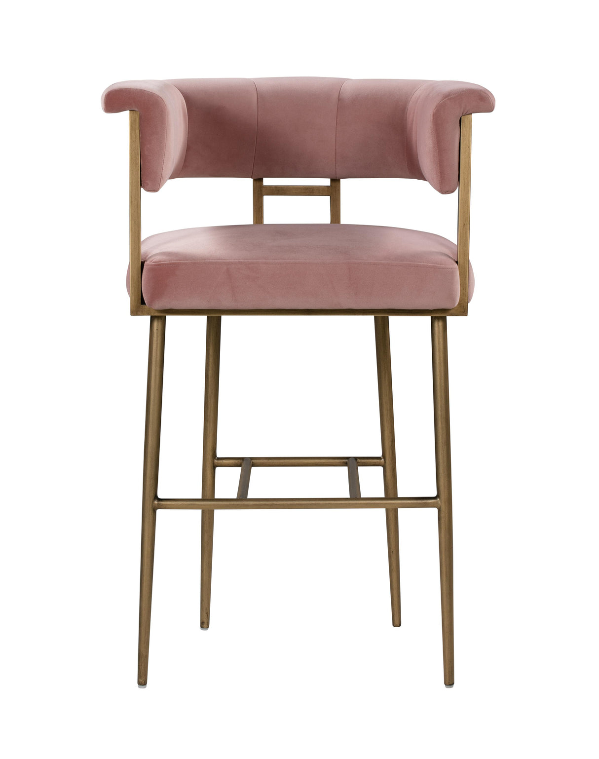 Astrid Velvet Stool by TOV Furniture at Eve Furniture
