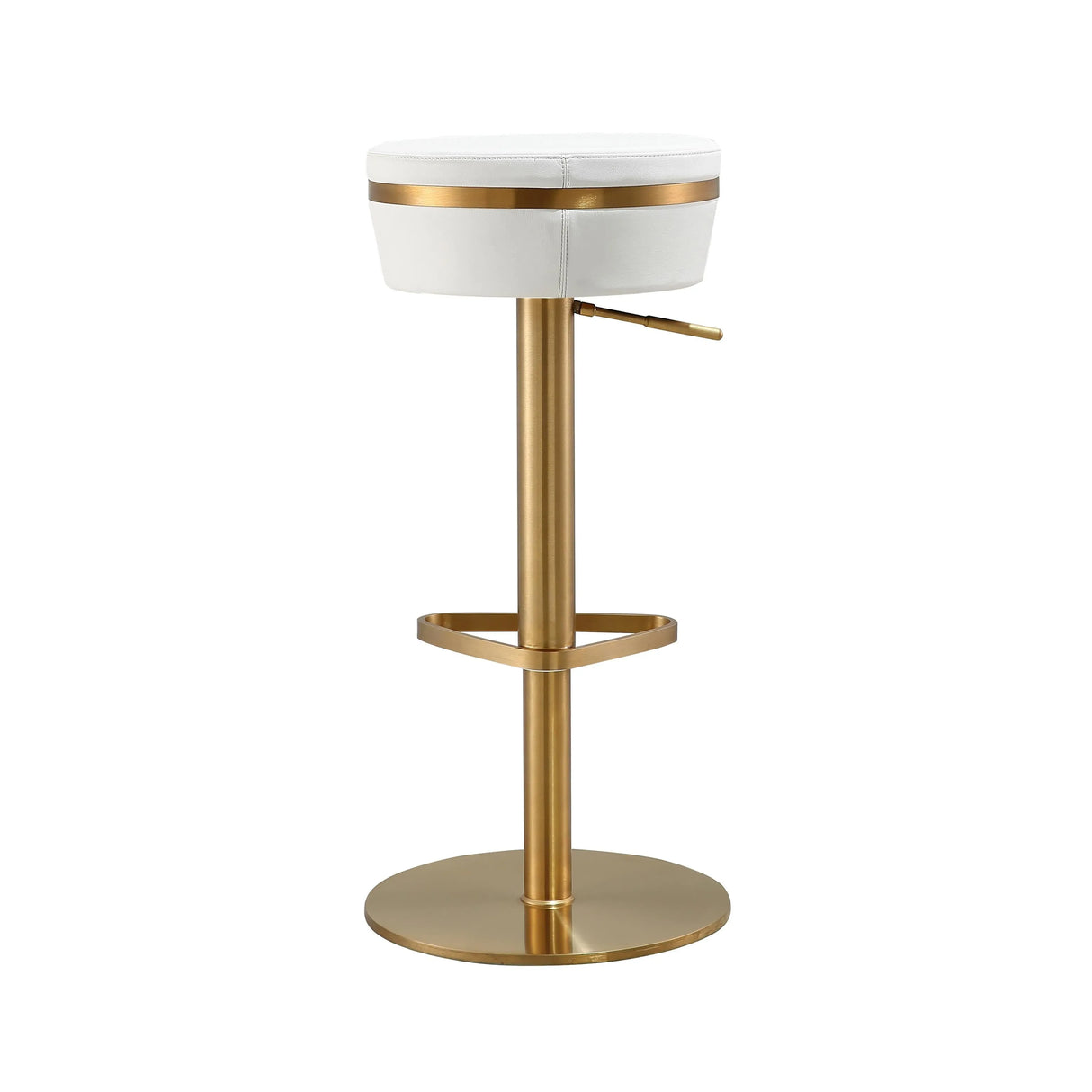 Astro Performance Vegan Leather Adjustable Stool by TOV Furniture at Eve Furniture