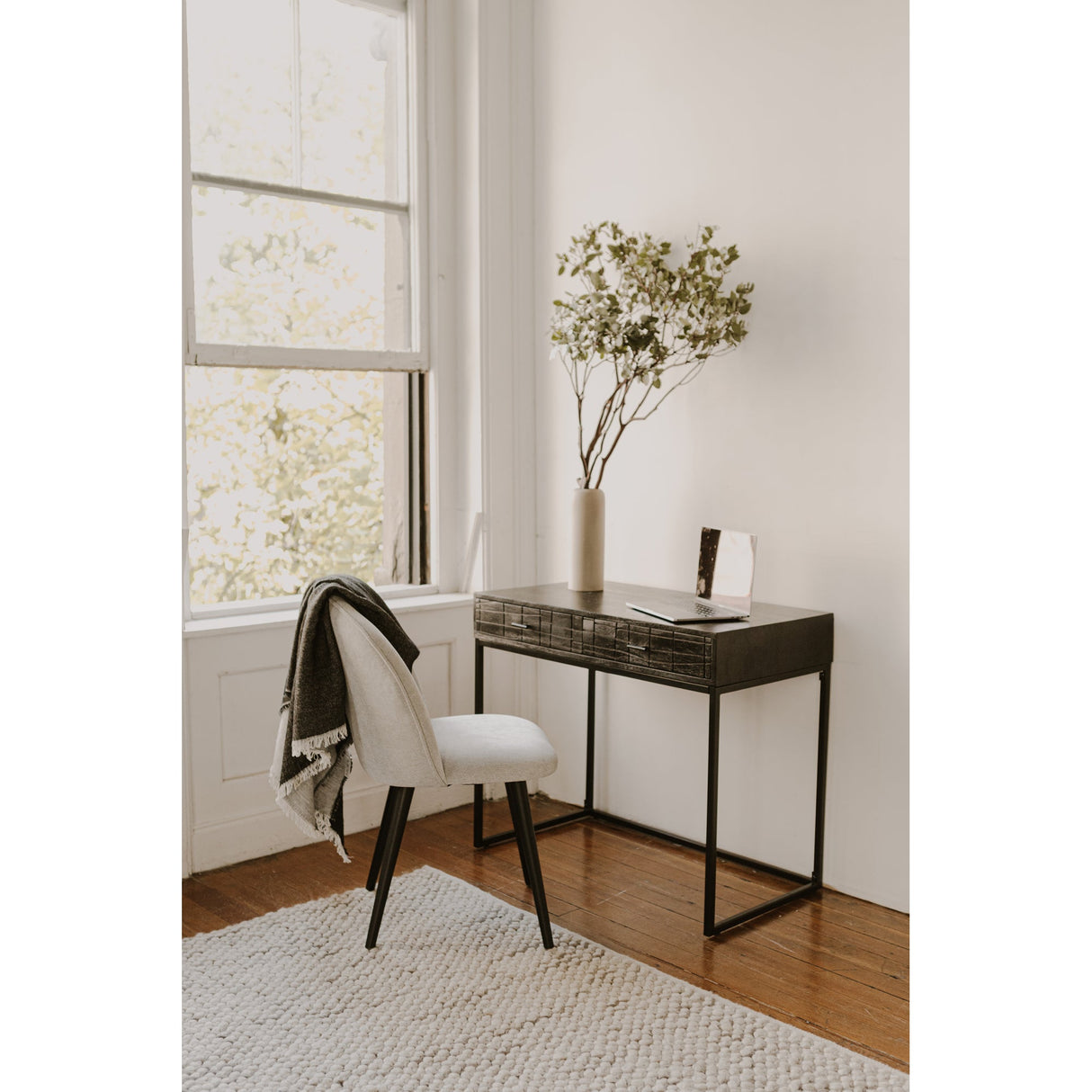 Atelier Black Desk by Moe's Home at Eve Furniture