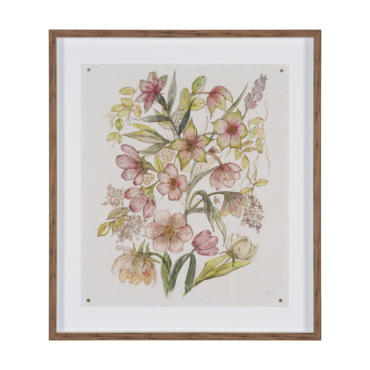 Atelier des Fleurs II by Mercana Studio Framed Artwork Matted under Glass by Mercana at Eve Furniture