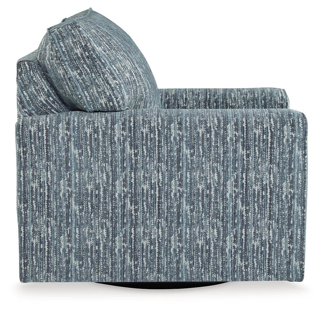 Aterburm Twilight Swivel Accent Chair by Ashley at Eve Furniture