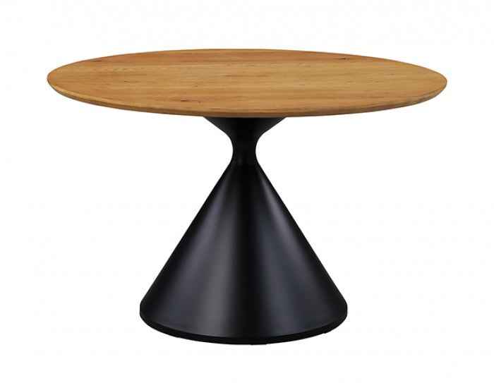 Athan Black/Oak 5-Piece Dining Room Set by Furniture of America at Eve Furniture