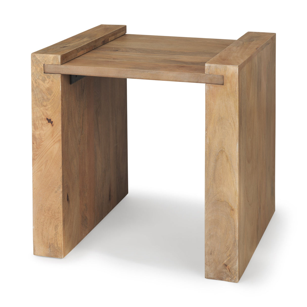 Athelia Light Wood Accent Table by Mercana at Eve Furniture