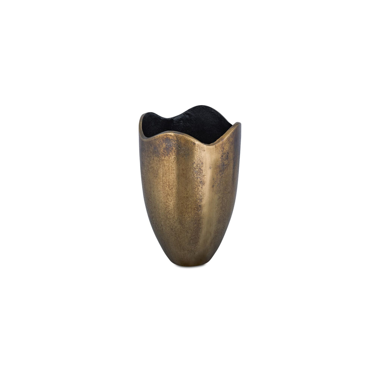 Athena Antique Brass Cast Aluminum Vase by Moe's Home at Eve Furniture