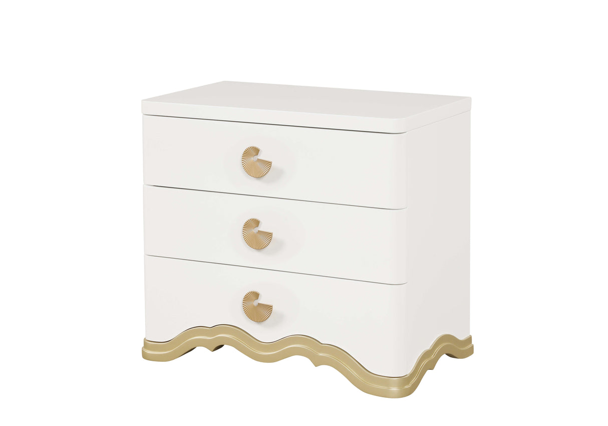 Athena Cream Bedroom Set by Cosmos Furniture at Eve Furniture