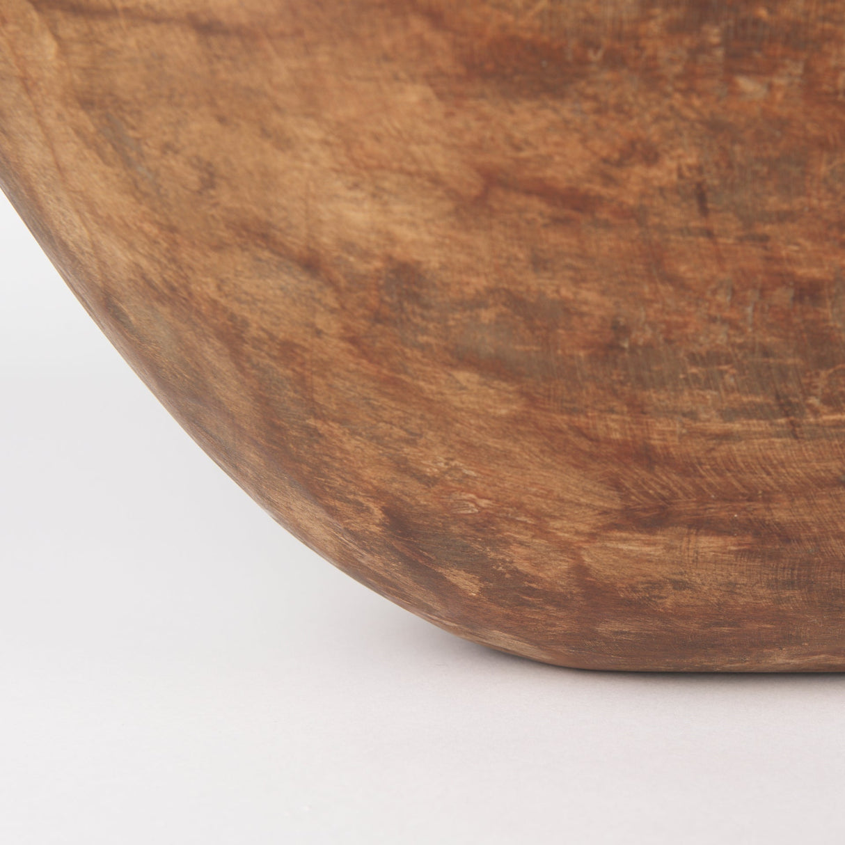 Athena Extra Large Oblong Medium Brown Reclaimed Wood Bowl by Mercana at Eve Furniture