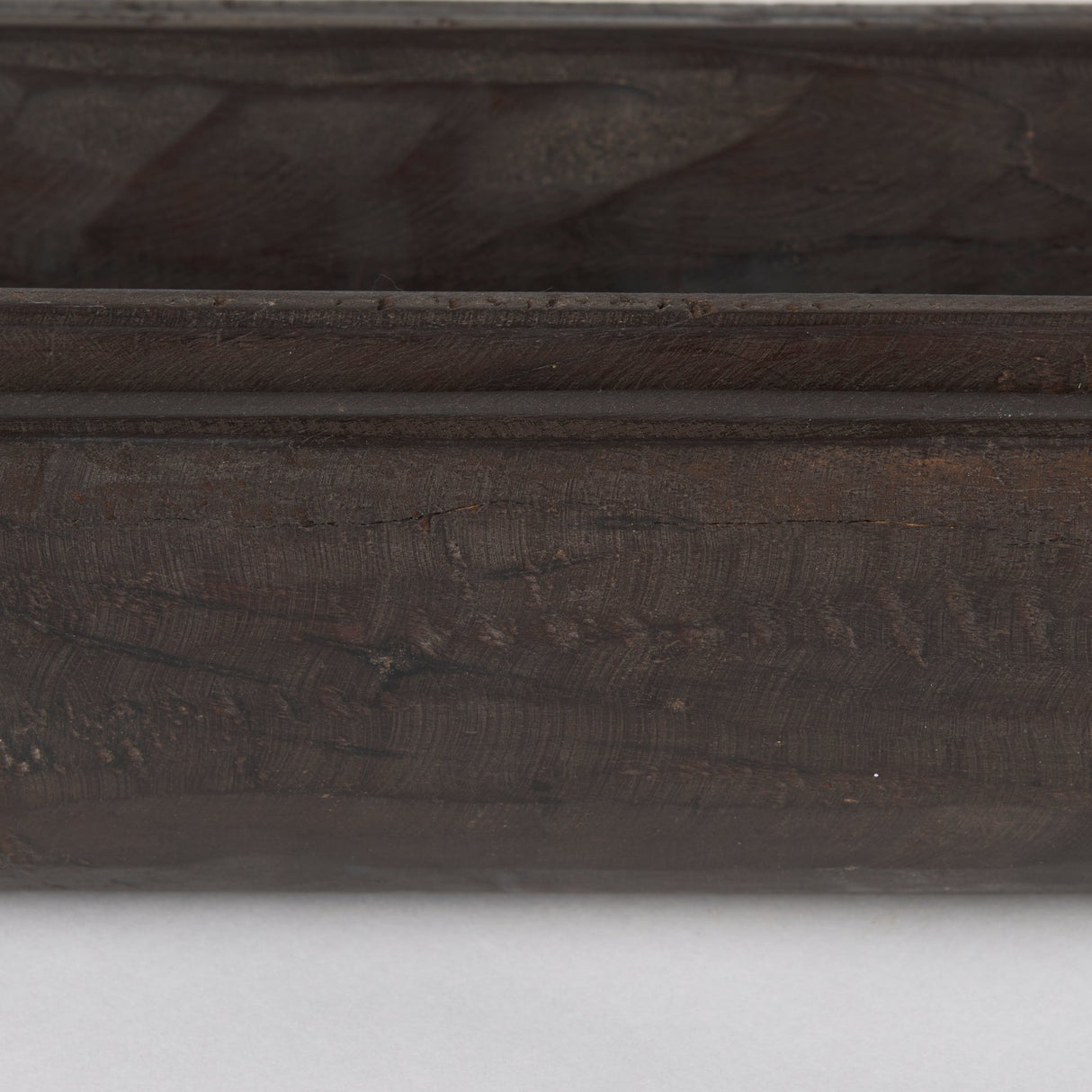Athena Set of 2 Extra Large Black-Brown Reclaimed Wood Trays by Mercana at Eve Furniture