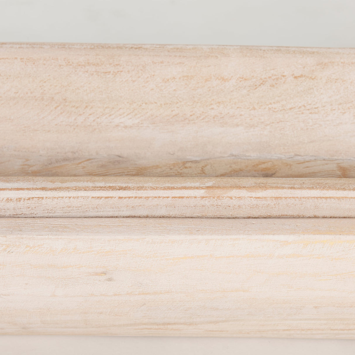 Athena Set of 2 Extra Large Light-Wash Reclaimed Wood Trays by Mercana at Eve Furniture