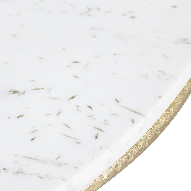 Athens White/Gold Cocktail Table by Crestview at Eve Furniture