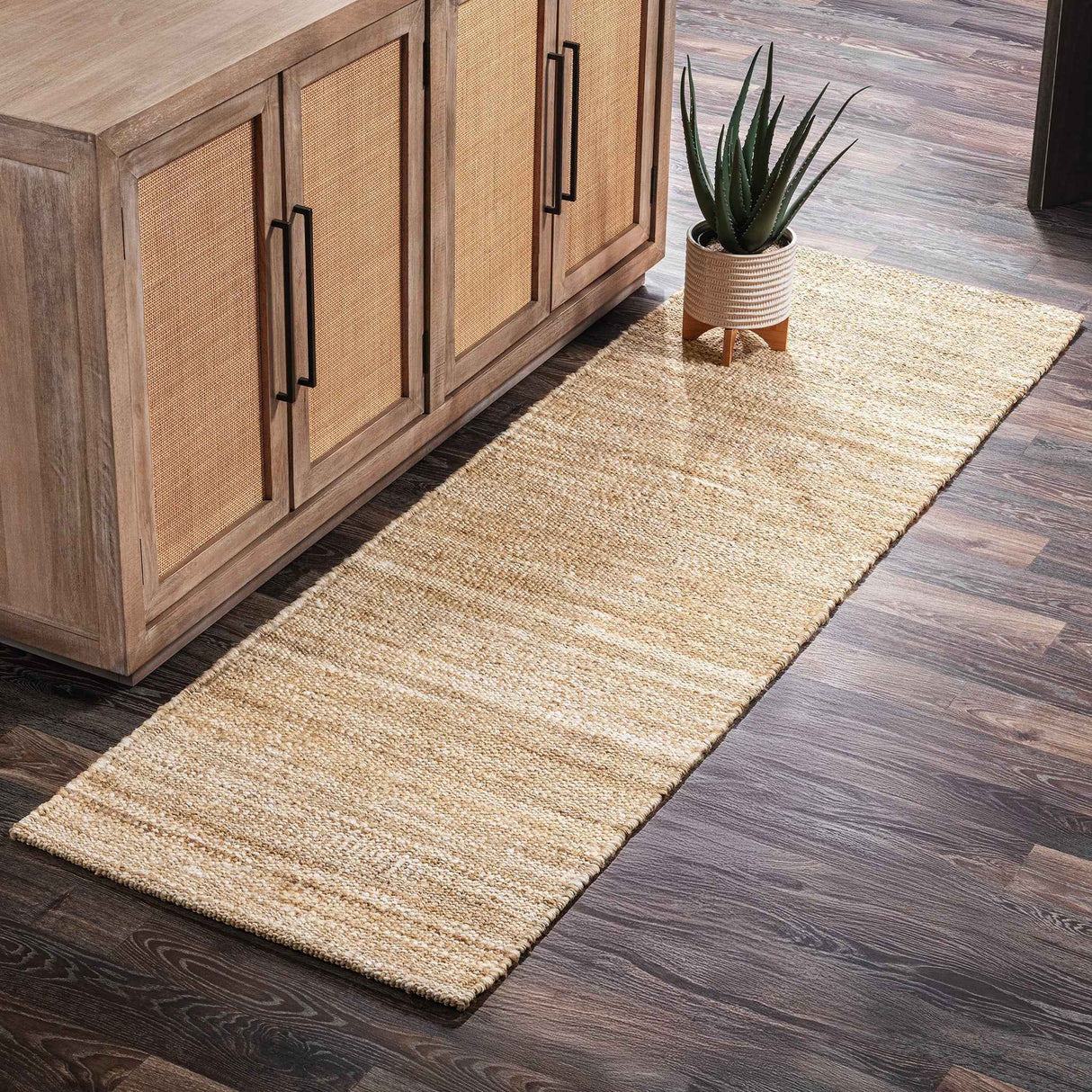 Atherton Jute Natural/Ivory Rug by Classic Home at Eve Furniture